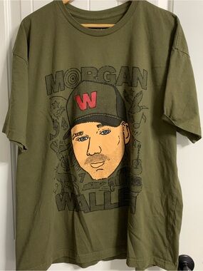 Morgan Wallen Olive Graphic Tee- XL